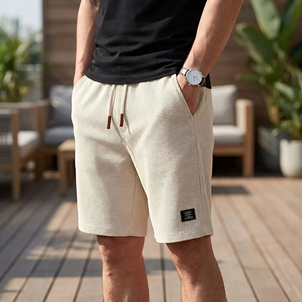 Herrshorts med resårmidja