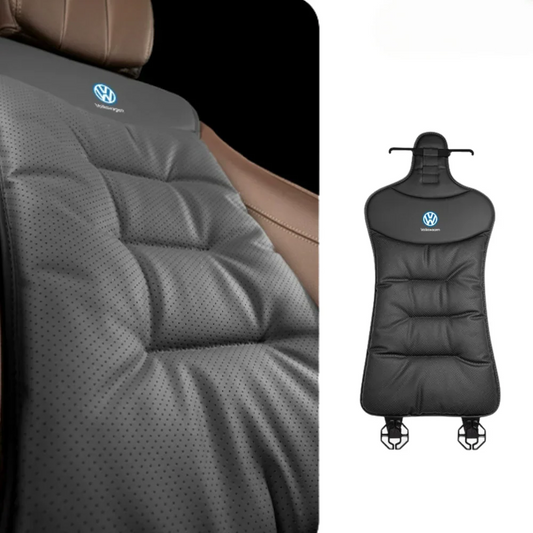 Ergonomiskt svankstöd för bilen med logotyp