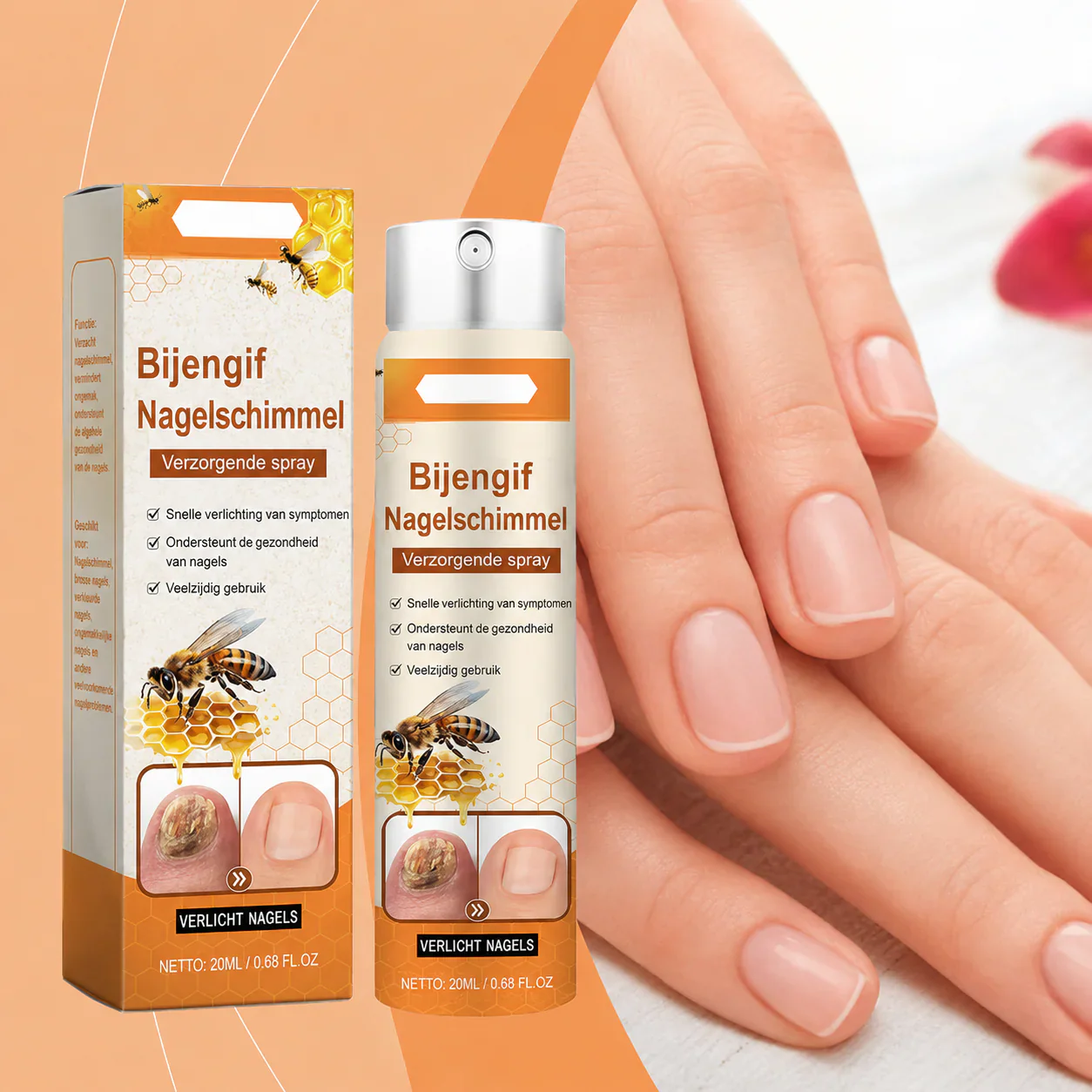 Nagelspray med bigift – effektiv vård för dina naglar