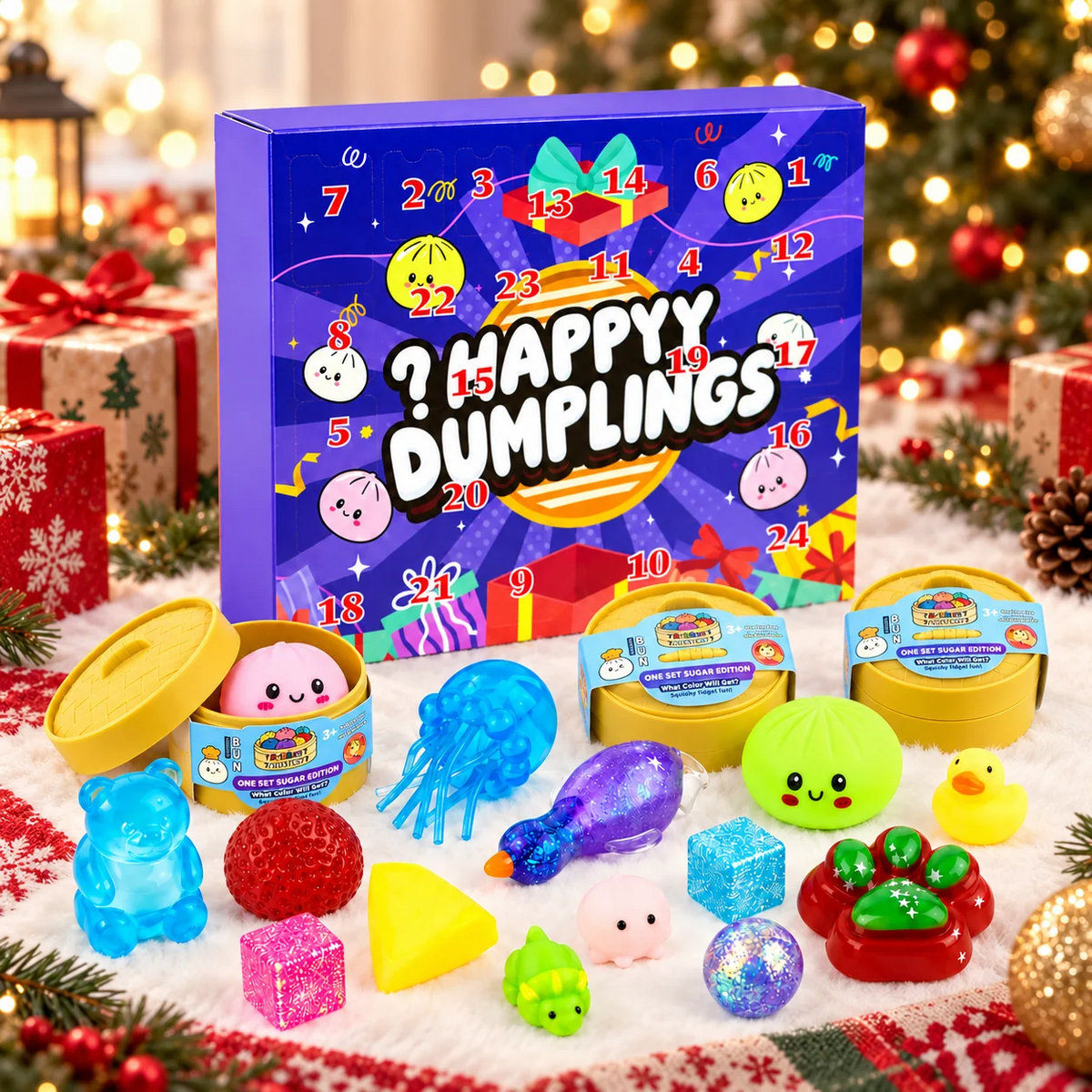 Stor squishy adventskalender 2026