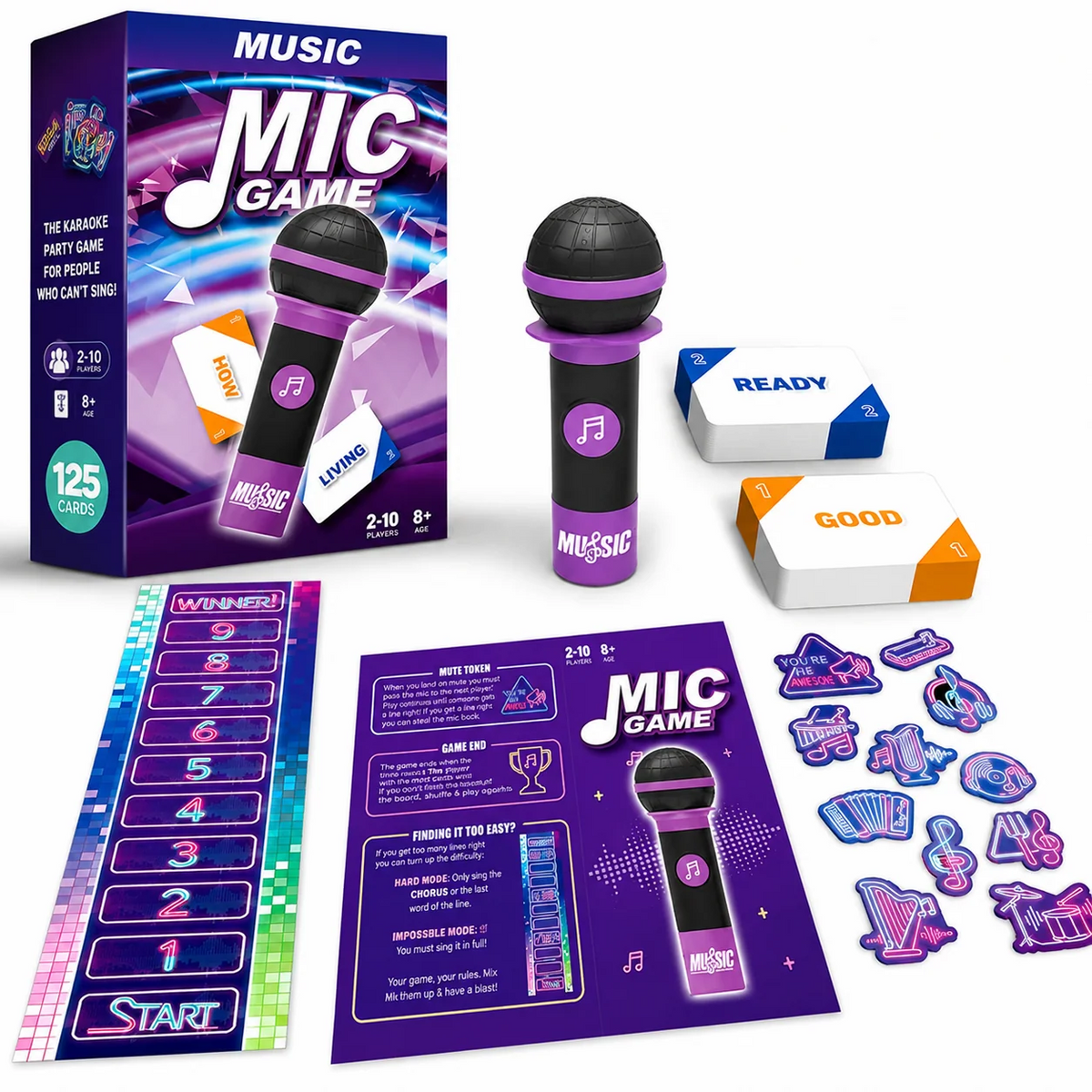 Music Mic Game partyspel med mikrofon