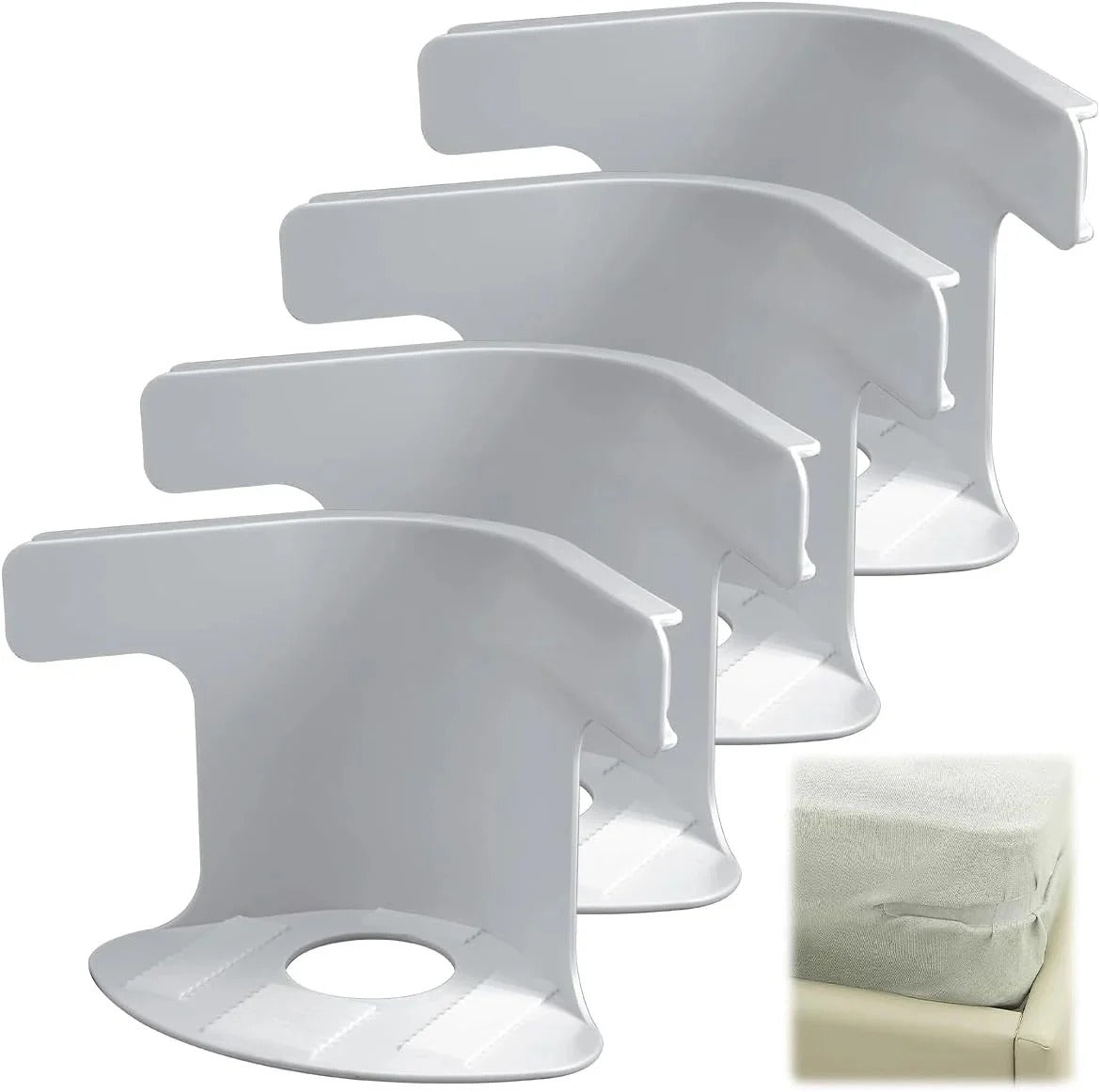 Lakanclips för sträckta lakan, 4-pack