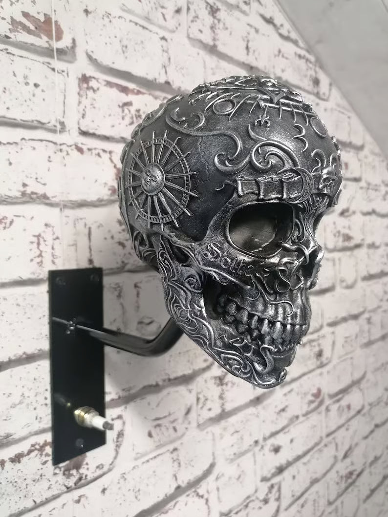 SkullRack vägghållare för motorcykelhjälm och jacka