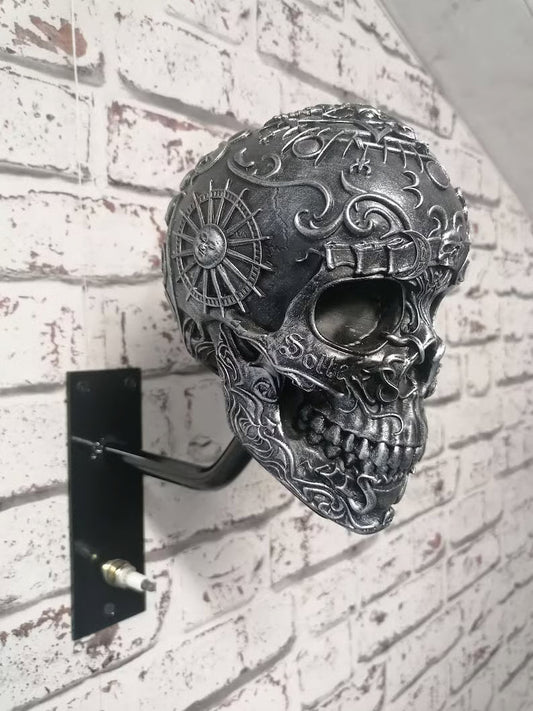 SkullRack vägghållare för motorcykelhjälm och jacka