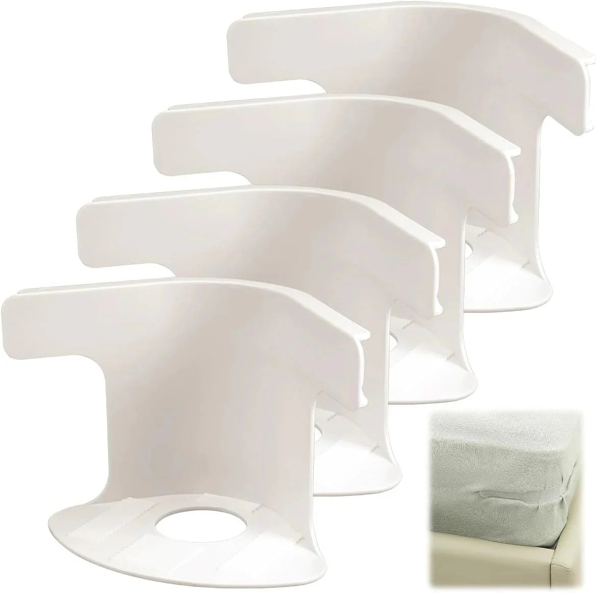 Lakanclips för sträckta lakan, 4-pack