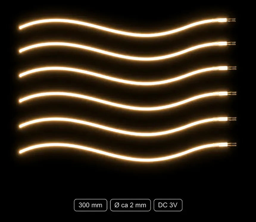 LumiNoodles klippbara flexibla LED-filament