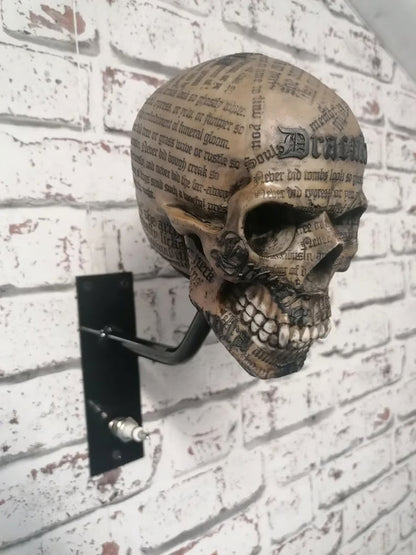 SkullRack vägghållare för motorcykelhjälm och jacka
