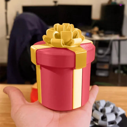 Skämtpresentask med 10 lager skruvar