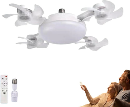 AirDrone takfläkt med LED-belysning och fjärrkontroll