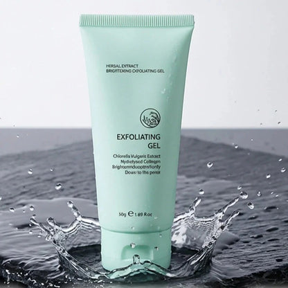 Exfolierande gel med örtextrakt för lyster