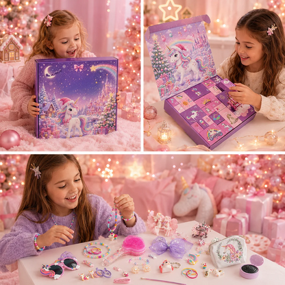 Enhörningsadventskalender för barn
