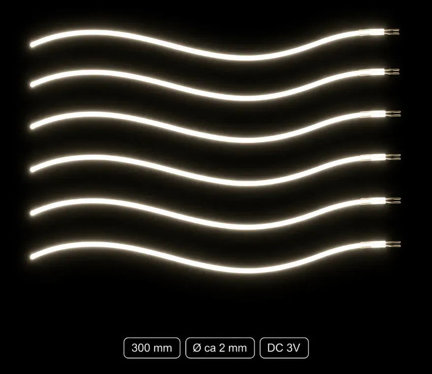 LumiNoodles klippbara flexibla LED-filament