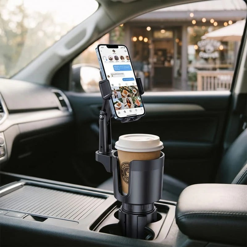 2-i-1 Mugg- och Mobilhållare