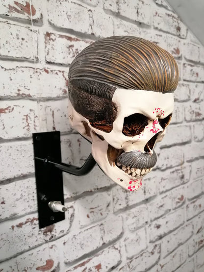 SkullRack vägghållare för motorcykelhjälm och jacka