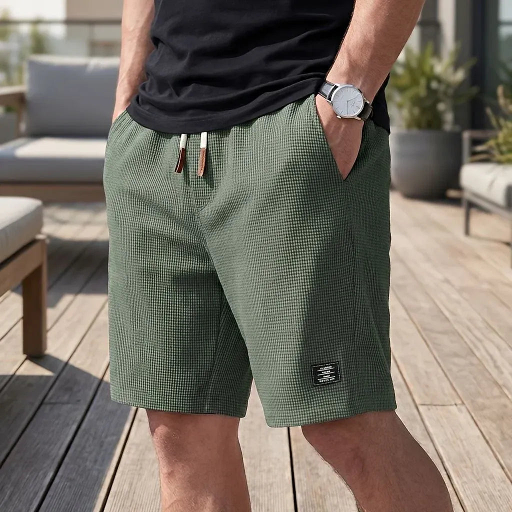 Herrshorts med resårmidja