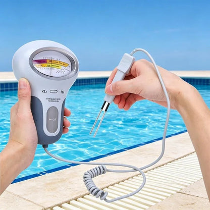Digital pooltestare för pH och klor