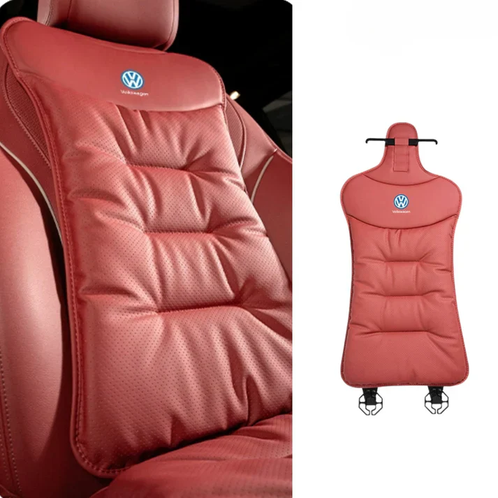 Ergonomiskt svankstöd för bilen med logotyp