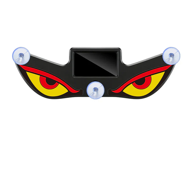 Häftiga solcellsdivna LED-demon eyes