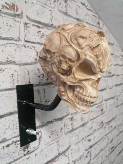 SkullRack vägghållare för motorcykelhjälm och jacka