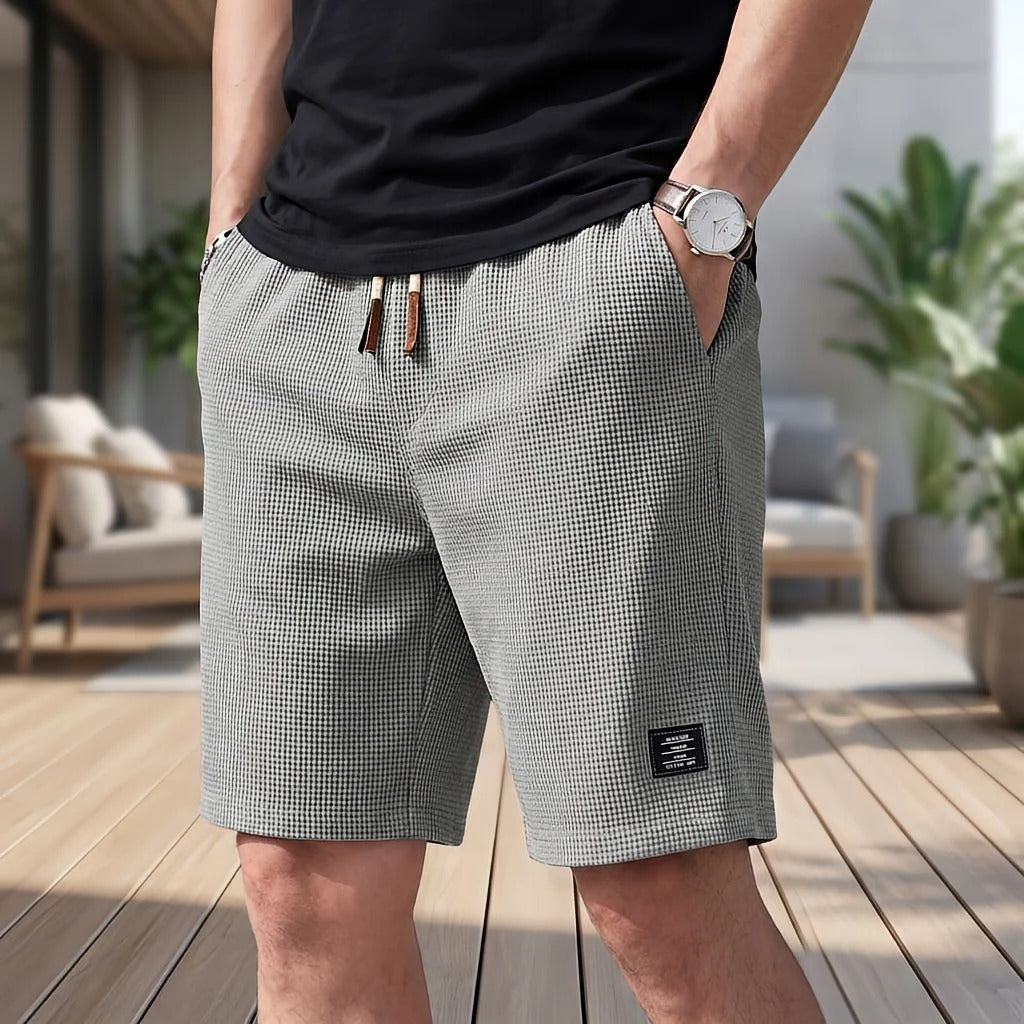 Herrshorts med resårmidja