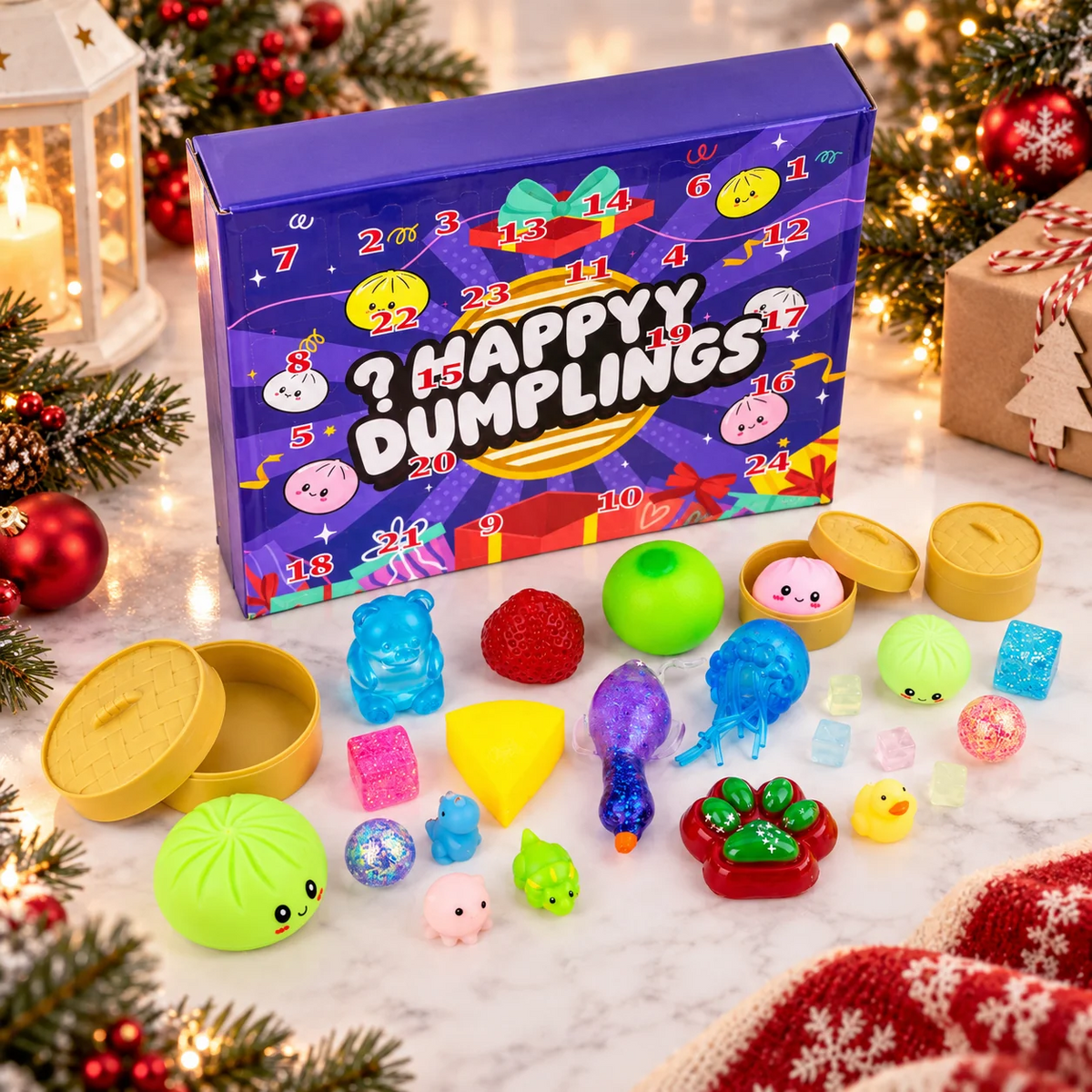 Stor squishy adventskalender 2026