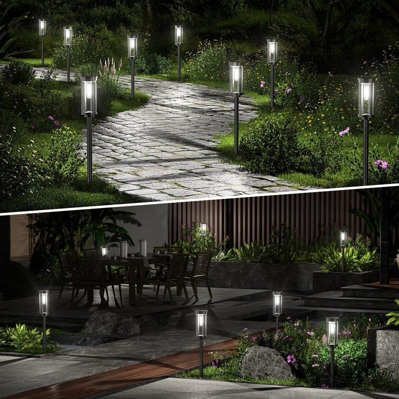 Solcellsbelysning för trädgården – Retrodesign, 12–14 timmars belysning & IP65-vattentät
