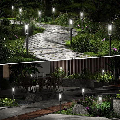 Solcellsbelysning för trädgården – Retrodesign, 12–14 timmars belysning & IP65-vattentät
