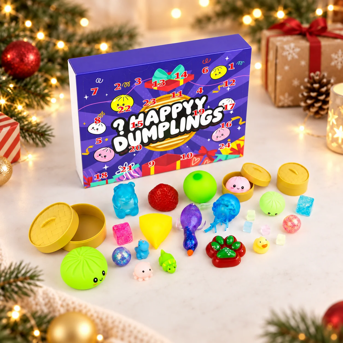 Stor squishy adventskalender 2026