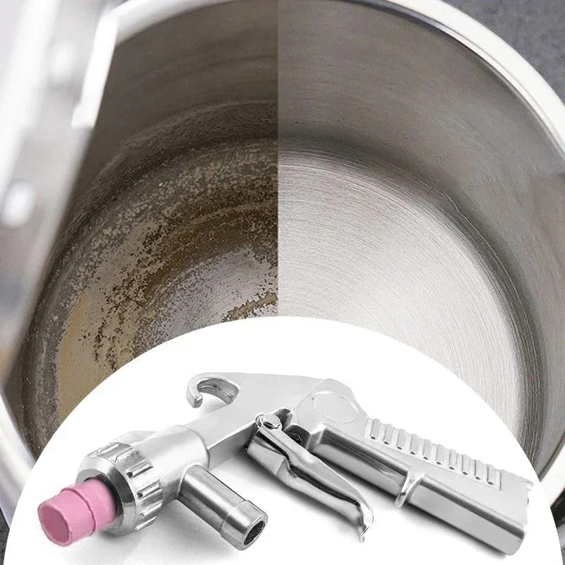 Multifunktionell sandblästringspistol med 4 keramiska munstycken