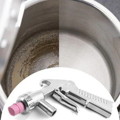 Multifunktionell sandblästringspistol med 4 keramiska munstycken