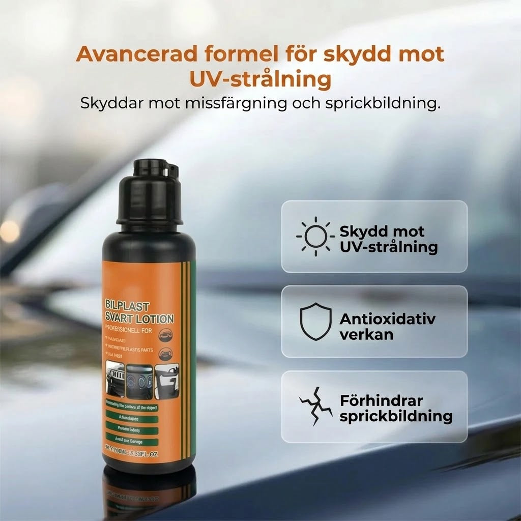 Plastförnyare för bilens interiör och exteriör