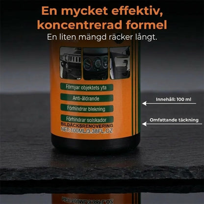 Plastförnyare för bilens interiör och exteriör