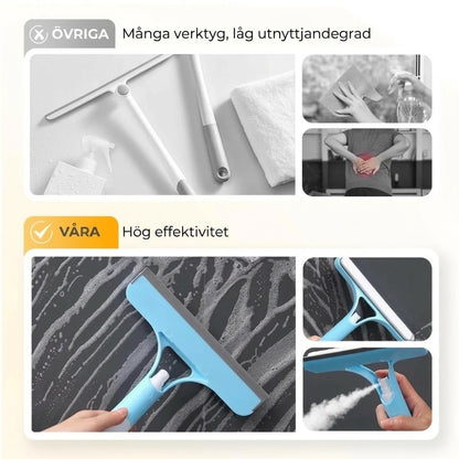 3 i 1 fönsterputsare med sprayflaska